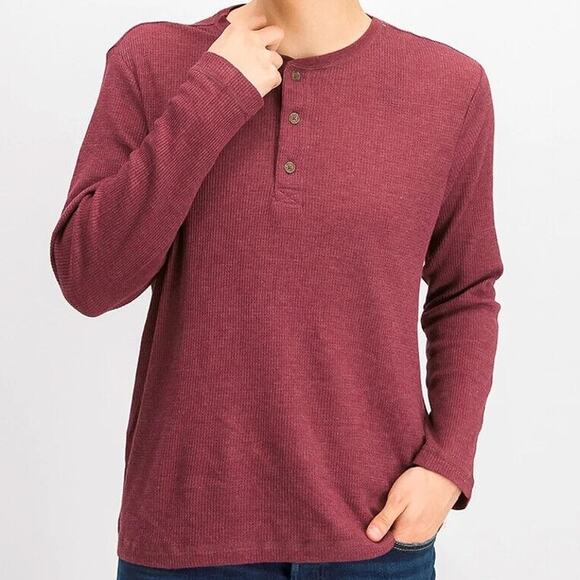Club Room Men's Thermal Henley Shirt Size XXL - Picture 1 of 5